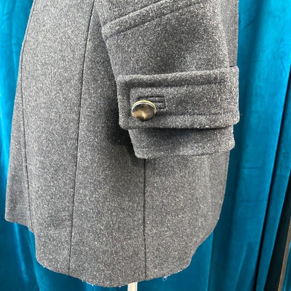 Marc by Marc Jacobs Double Breasted Wool Blend Coat Gray - Picture 11 of 16